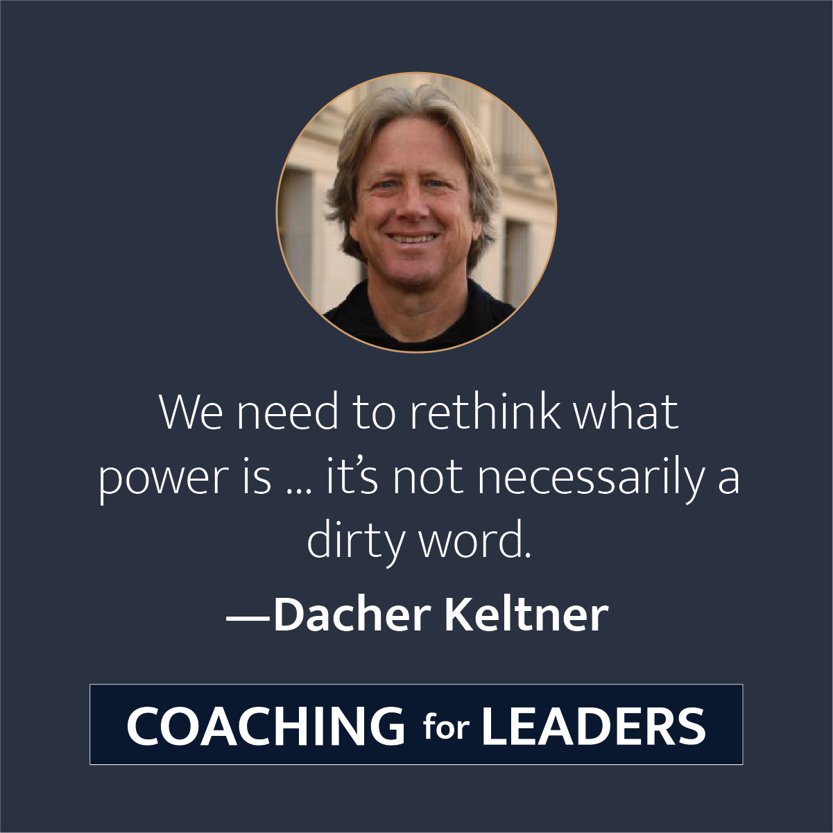 use power for good