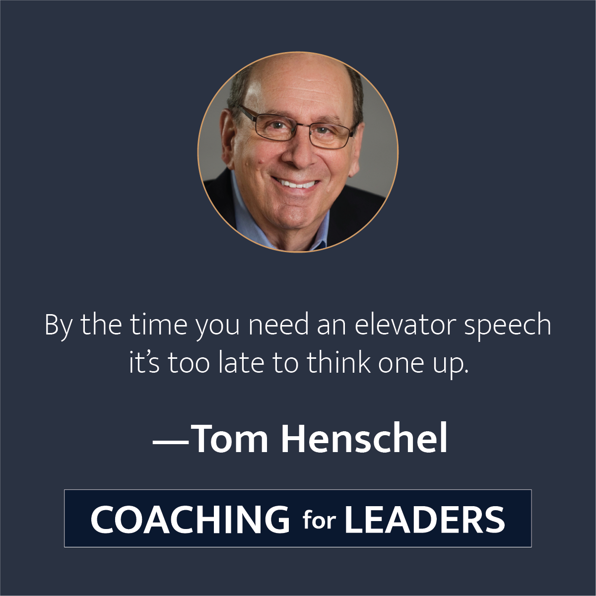 elevator speech